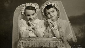 Pauline et Louise à leur première communion