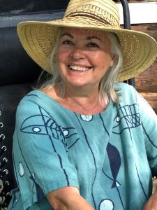 Louise Portal au chalet, été 2020
