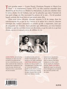 Un été, trois Grâces Récits de scène et de vie